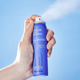 韩国MEDIHEAL美迪惠尔 水润UV防晒喷雾 化学防晒​ SPF50+/PA++++ 60ml 即时清凉 透明不泛白 补水保湿  舒缓泛红 敏感肌适用