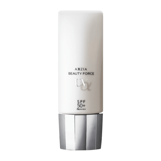 [일본에서 직접 우편] 일본 AXXZIA Royal Beauty Crystal Essence 선크림 로션 블루라이트 차단 고출력 선크림 Noble Lady Skin Care Small Silver Tube SPF50+ PA++++ 40g