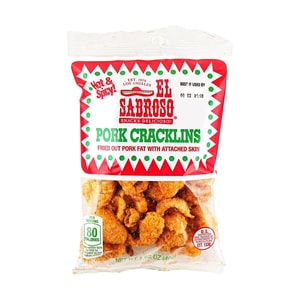 Pork Cracklins Hot & Spicy Flavor 1.62 oz