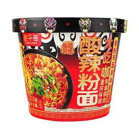 班干部 贡菜酸辣粉面 210g【重庆味道】【方便面+酸辣粉组合】