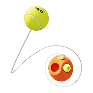 New Single Player Rebound Professional Fixed High Elasticity Tennis Rope Trainer Tennis Base+Threaded Tennis Ball * 2