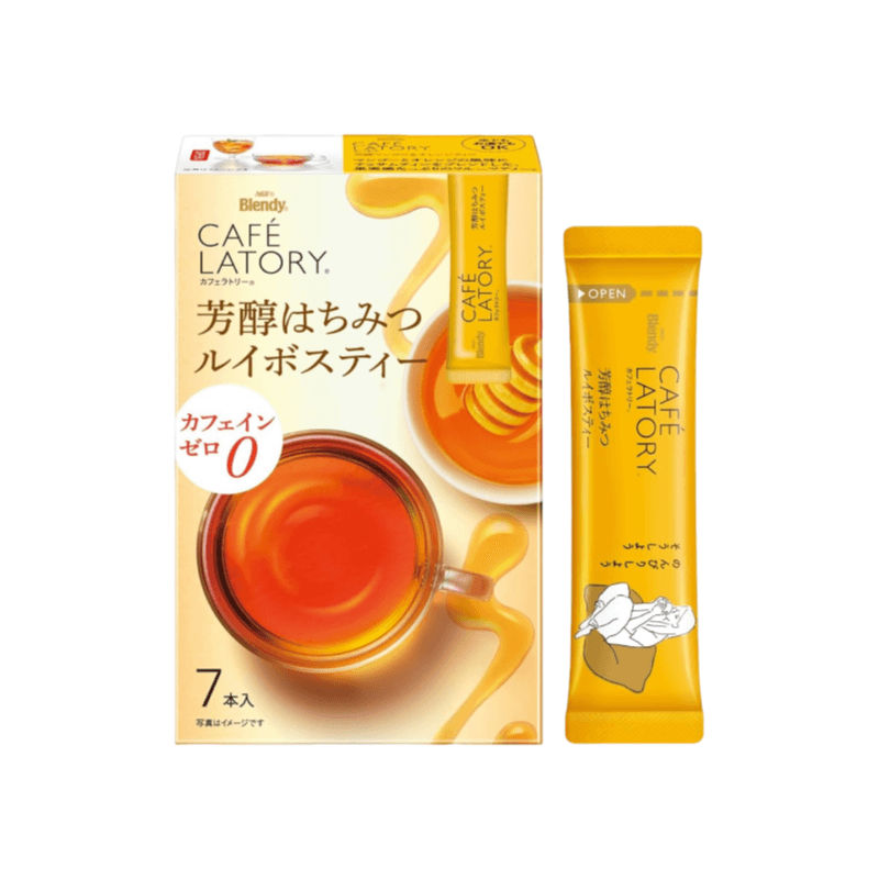 日本 AGF 芳醇系列 0咖啡因 蜂蜜路易波士茶 7条装
