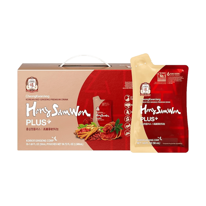 韩国JUNGKWANJANG正官庄 高丽参饮品 礼盒装 3盒