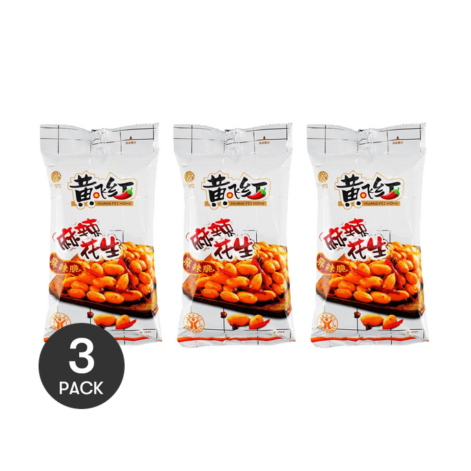 Spicy Peanuts, 3.88oz *3【3 Packs】