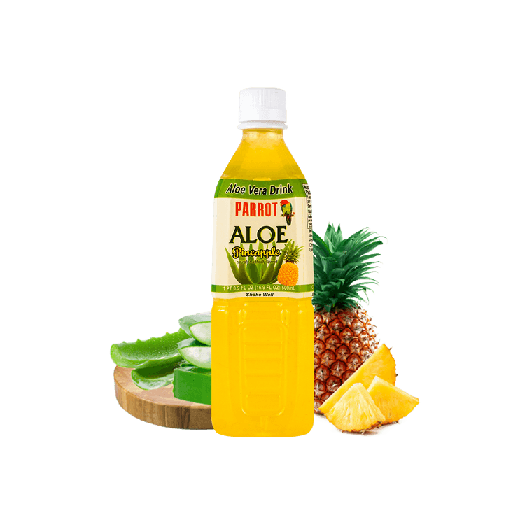 PARROT アロエベラドリンク パイナップル味 500ml - Yami