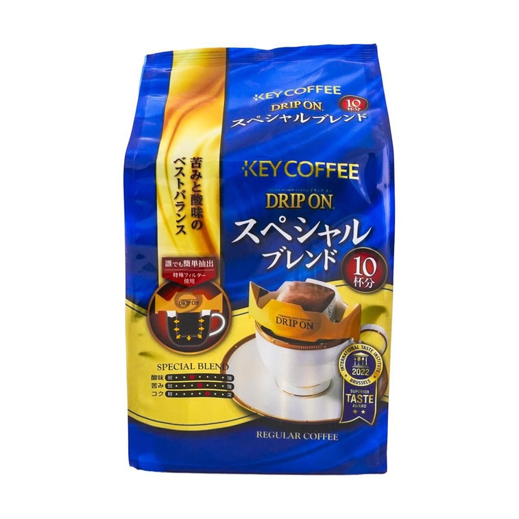 日本KEY COFFEE 掛耳特調咖啡 10包入 80g 7