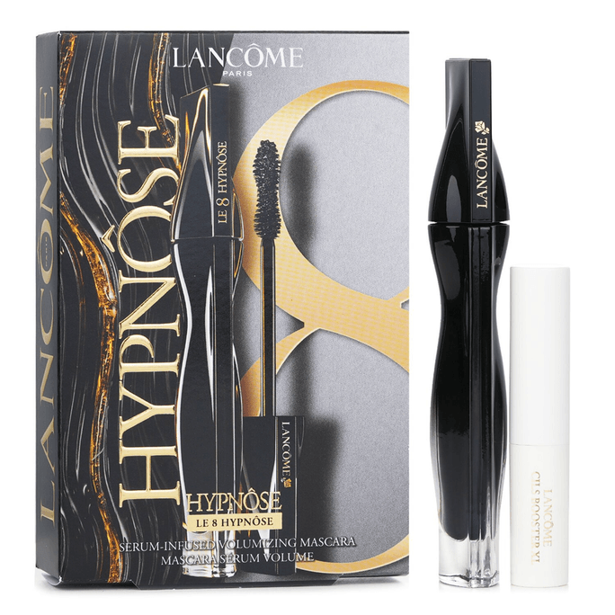 Lancome Le 8 Hypnose Mascara Set: LE 8 Hypnose Mascara 8ml + Cils Booster XL Super Enhancing Mascara Base 4ml