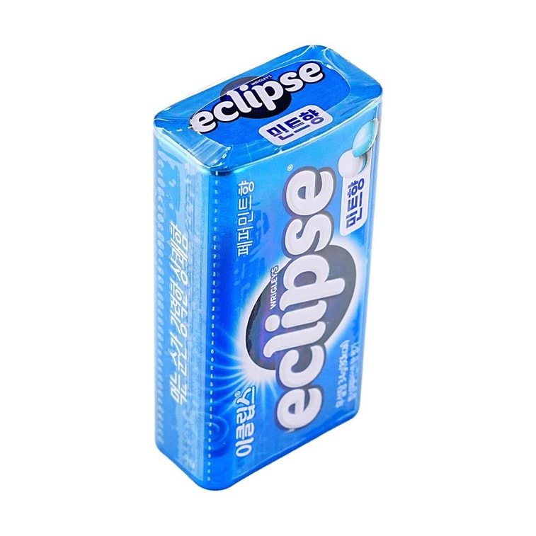 韩国ECLIPSE易口舒 WRIGLEY'S 清新无糖薄荷糖 劲爽薄荷味 34g【清新口气提神醒脑润喉糖】【边佑锡同款】 5