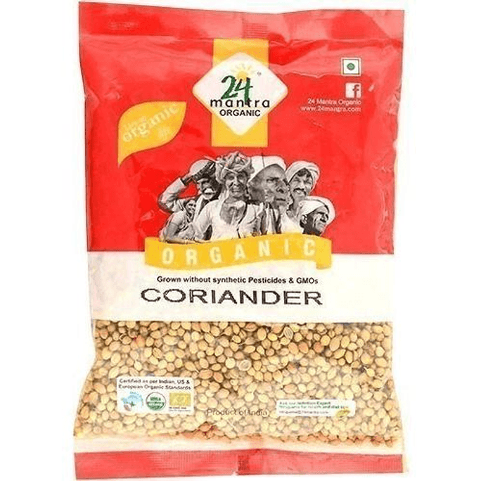 印度 24 颗 Mantra 有机芫荽籽,7 盎司袋装