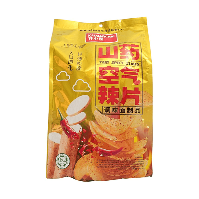 Yam Spicy Slices 9.88oz Hot & Spicy Air-Crisp Snacks