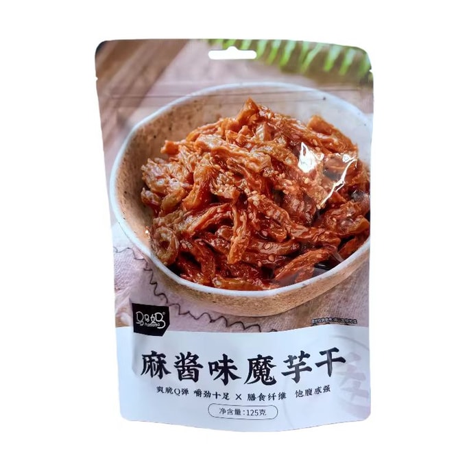 Sesame Paste Flavored Dried Konjac 125g