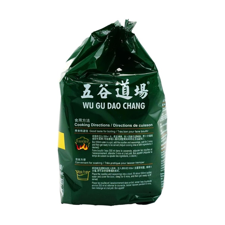 五穀道場 泡麵 紅燒牛肉麵 袋裝 100g*5包 9