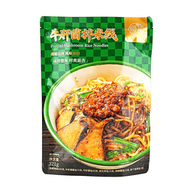 食上 牛肝菌拌米线 321g【云南风味】【牛肝菌酱包+牛肝菌包】