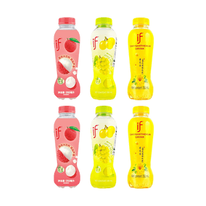 Lychee Aloe Vera Juice+Chrysanthemum Tea+White Grape Aloe Juice,11.8 fl oz*6【6 Combo Packs】