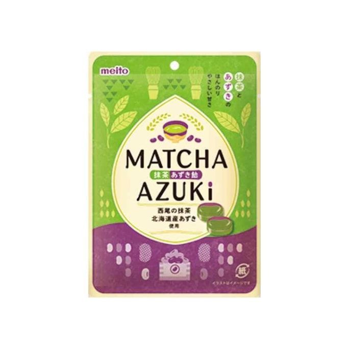 MEITO Red Bean Matcha Candy 45g