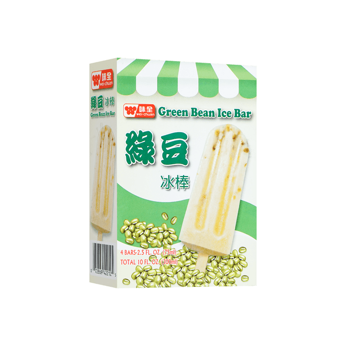 【冷冻】味全 绿豆冰棒 4pcs