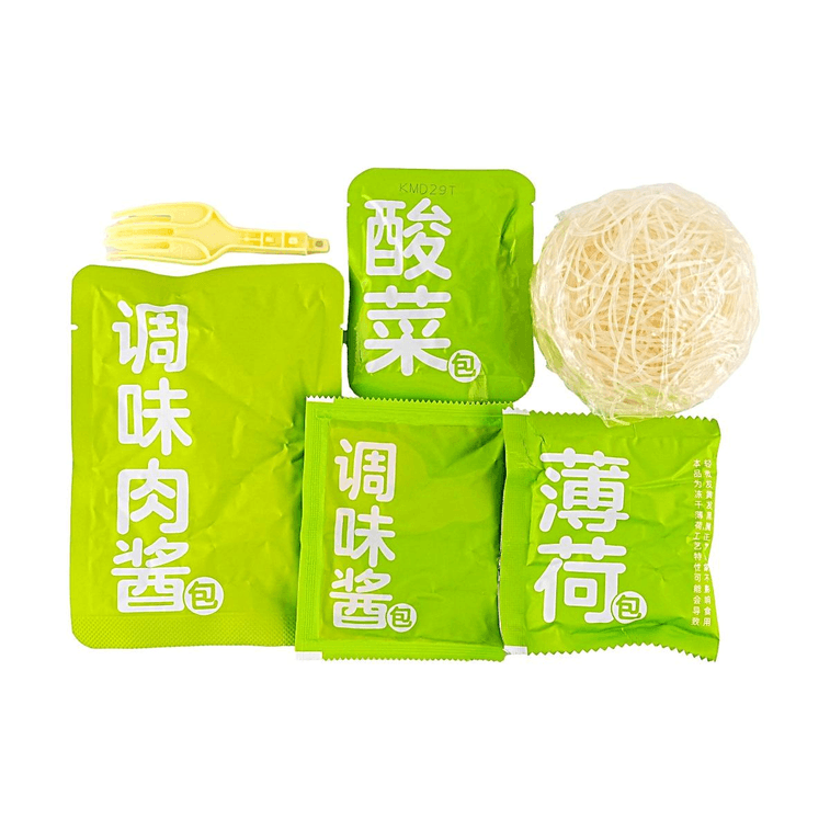 Yunnan Style Mint Meat Sauce Rice Noodles 3.74oz【Quick Meal】 7