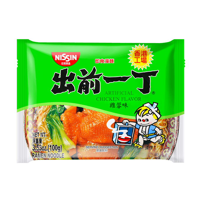 日本NISSIN日清 出前一丁 即食汤面 鸡蓉味 100g