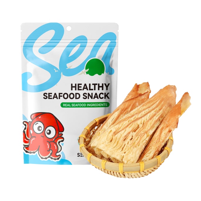 instant fresh Tear by hand organ Shredded squid Milk flavor An artifact of drinking Seafood snack Original taste 200g