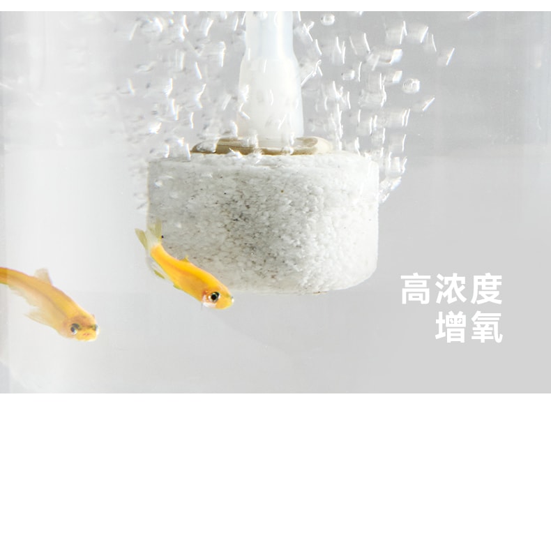 OLAYKS 鱼缸新款小型桌面办公便携式户外打氧无线注氧金鱼缸