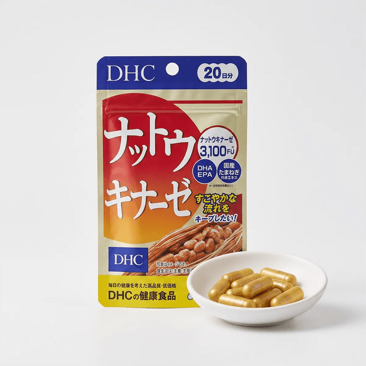 DHC DHCナットウキナーゼ 20日分 20錠 スムーズな血流と循環 - Yami