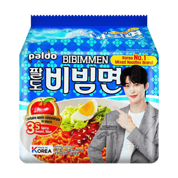 韩国PALDO八道 BIBIMMEN韩式干拌冷面 5包入 650g【JK & RM's Pick】【BTS最爱】
