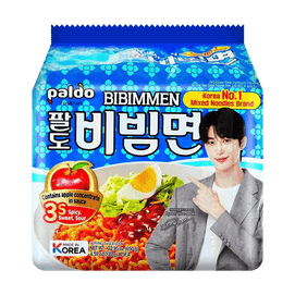 韩国PALDO八道 BIBIMMEN韩式干拌冷面 5包入 650g【JK & RM's Pick】【BTS最爱】