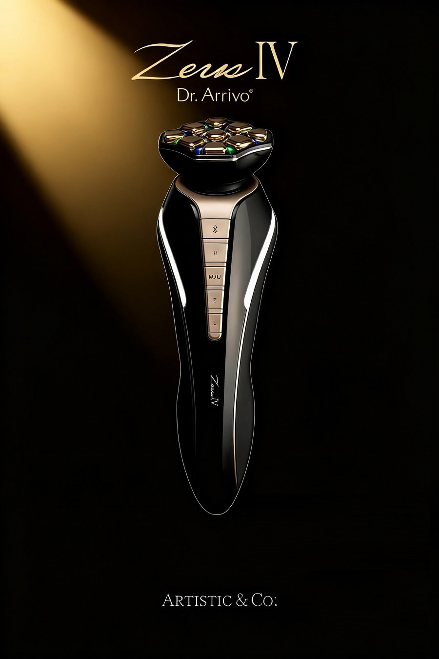 Home Beauty Device Facial Machine Dr. Arrivo Zeus IV Black - Yami.com