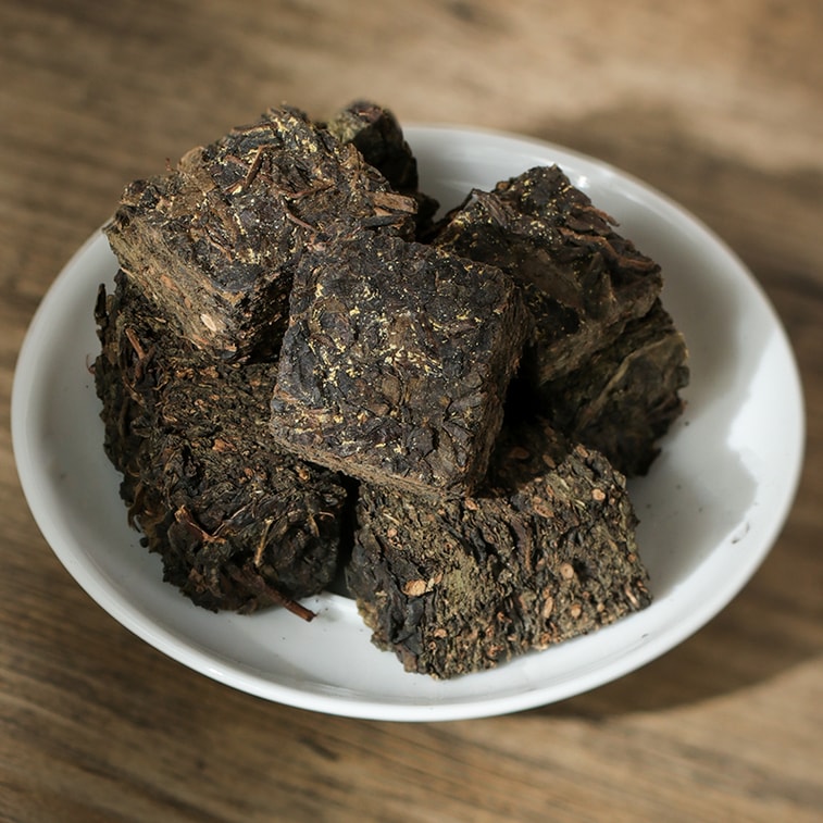 小师姐评茶 【美国现货秒发】2012年金花茯茶安化核心产区 传统非遗工艺调理肠道 减脂降压增强免疫 顶级茂盛金花梅韵 醇厚甘润高品质 100g 3