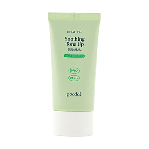 하트리프 수딩 톤업 선크림, SPF50+ PA++++, 1.69 fl oz【민감성 피부용 그린 코렉팅】