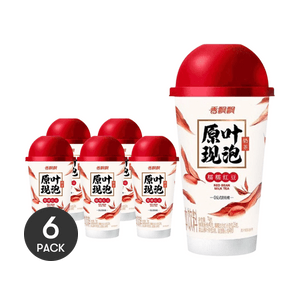 香飘飘 原叶现泡奶茶 糯糯红豆 74g *6【6份超值装】【茶香清新+沙糯红豆超绝搭配!!】【小红书爆款】