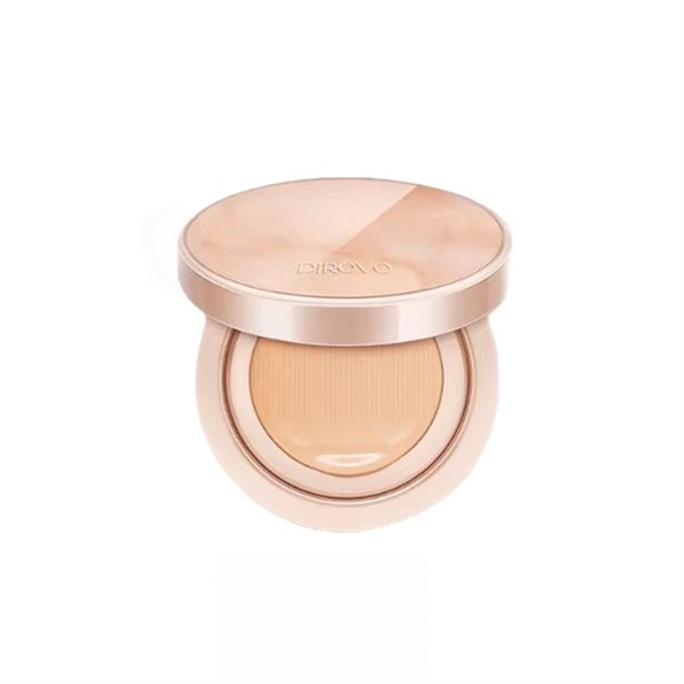 Soft and Long-lasting Concealing Cushion Cream Camellia Cushion Nourishing Foundation for Oily Skin Type 12g [Warm Skin Tone - Suitable for yellowish and dark skin tones