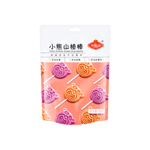 来懿品 小熊山楂 棒棒糖 85g 【儿童小零食】