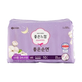 100% 순면 야간용 생리대 42cm 10개입