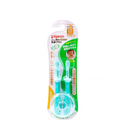 Pigeon Baby And Toddler Training Toothbrush Stage 3 (12 Months+; Pack Of 2)