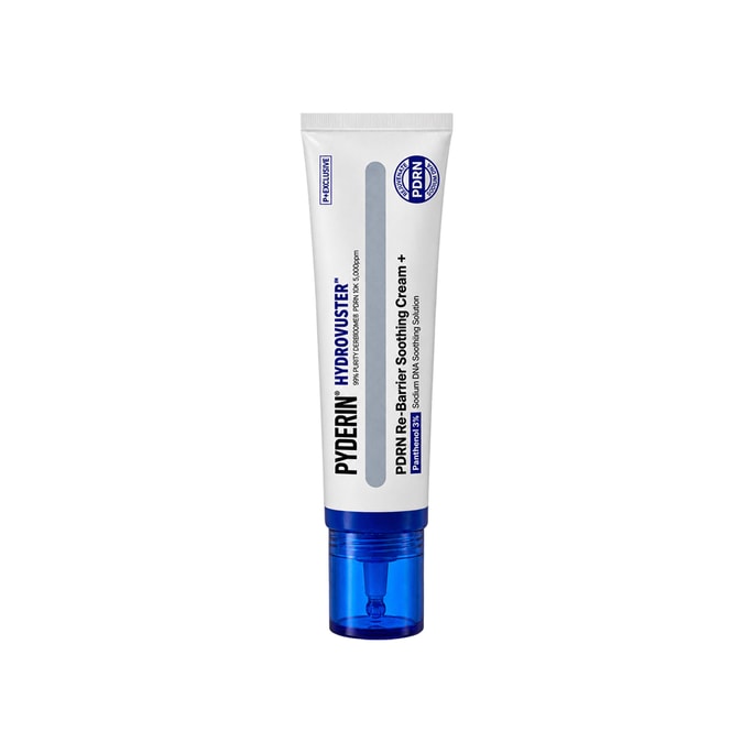 HYDROVUSTER PDRN 리: 배리어 수딩 크림+, 60ml/2.03 Fl.oz., 판테놀 3% 함유 페이셜 모이스처라이저, 진정 배리어 케어, 브라이트닝 및 주름 개선