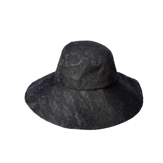 NEEDS UV Cut Breathable Lace Hat Black