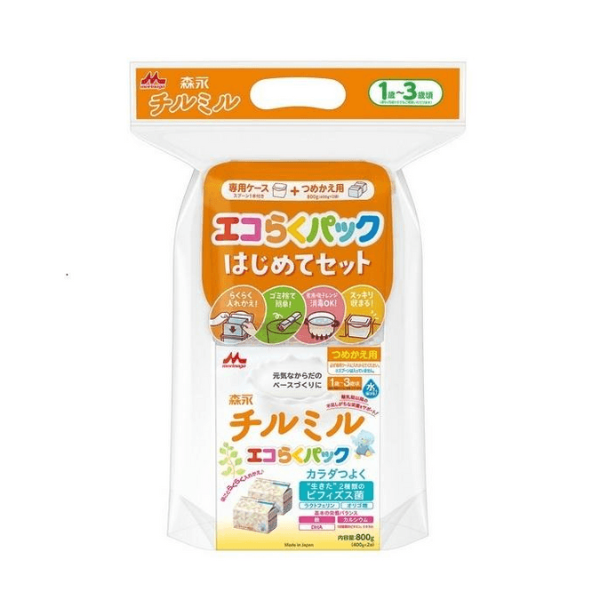 [일본 직배송] 모리나가 유업 분유 (2병) - 이유 후 부족하기 쉬운 영양소를 보충해 줍니다.