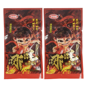 [중국에서 직접 우편] 나타 악마 소년 바다 정복 매운 스트립 어린 시절 여가 향수 인터넷 연예인 핫 캠퍼스 매운 기숙사 간식 18g * 2 팩