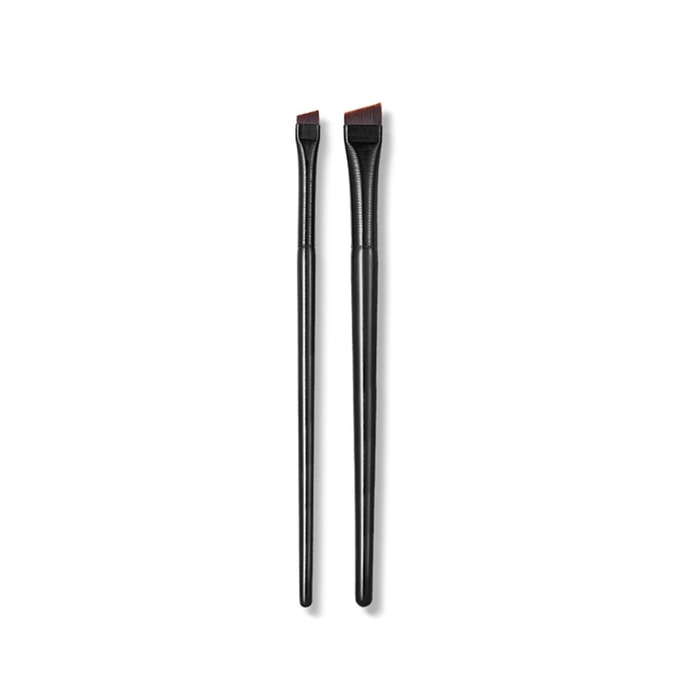 Eyeliner Brush Eyebrow Brush Slanted Flat Angle Brush 2Pieces