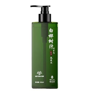 華魚泉 白樺樹液＆イヌタデ ハーブシャンプー 350ml - 細く柔らかく、平らな頭皮のための救世主 - オイルコントロール、ボリュームアップ、フケ防止シャンプー - 栄養を与え、滑らかにし、生え際を持ち上げます [オイルコントロール、フケ除去、栄養効果 - 第三者機関によるテストレポート認証済み]