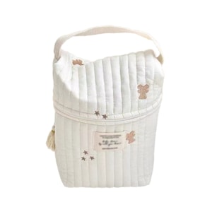 【中国直送】HSPM 韓国インスタイルおむつバッグ 軽量多機能刺繍ハンドバッグ クマデザイン ワンピース