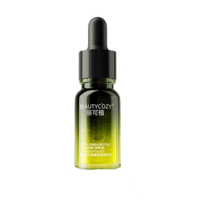 Small green bottle acne scar removal essence fades acne marks 10ml * 1 bottle