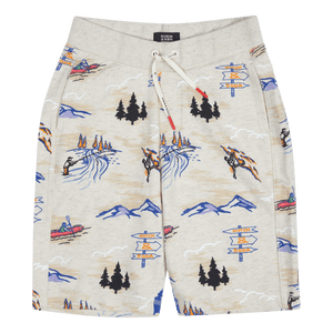 Scotch Soda Kids Mountain Activities Printed Sweatshorts 12Y
