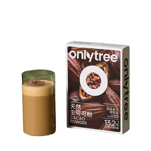 Raw Cacao Powder Unsweetened Non-Alkalized Instant Hot Chocolate 10 Sticks 50g