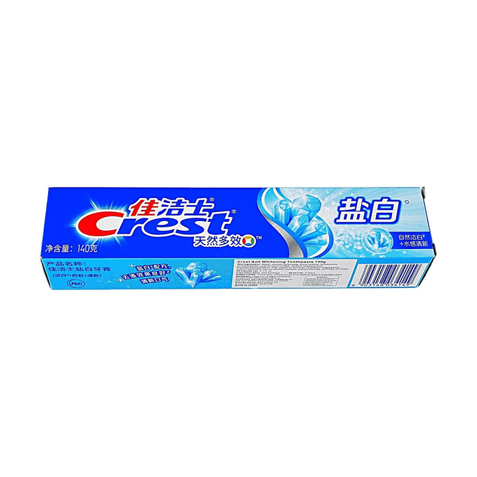 佳洁士 天然盐白牙膏 温和去渍 亮白牙齿 140g