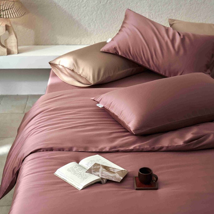 Cotenrra Gemstone Luxe Bedding Set Rose Quartz Charm King Size
