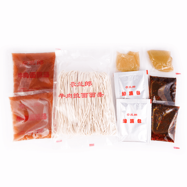 尕兰郎 兰州牛肉风味拉面 新包装 超值双人份 425g* 5包 五星好评 5