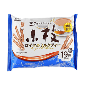 Limited Edition Morinaga Koeda Chocolate Biscuit Sticks Royal Milk Tea Flavor 3.53oz