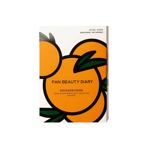 팬뷰티 VC 오렌지 마스크, 도자기처럼 매끄럽고 화사한 피부톤과 잡티 개선을 위한 듀얼 콤 마스크 (1회 도포, 2회 도포), 5매/박스. 주름 개선, 탄력 강화, 피부톤 개선 효과로 칙칙한 피부를 빠르게 개선해 줍니다.